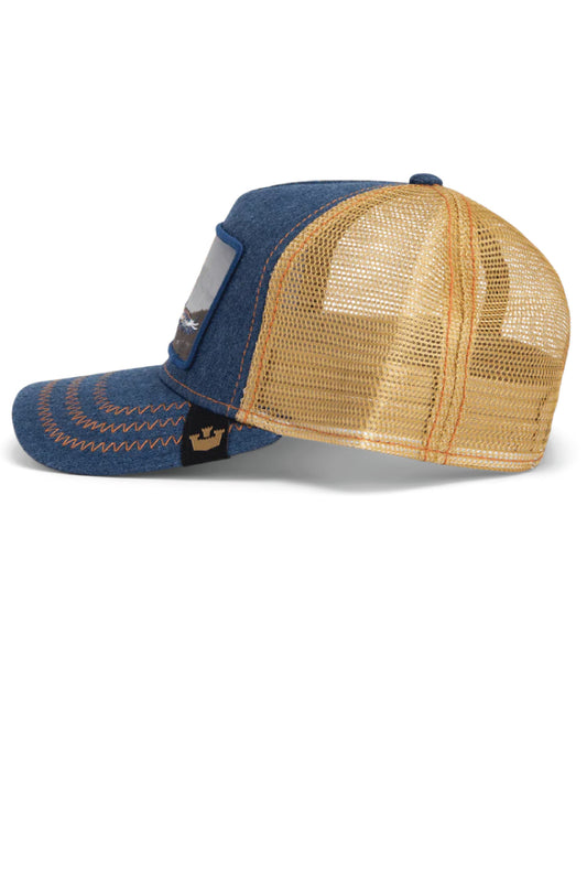Unisex Born Free Trucker Hat - NVY