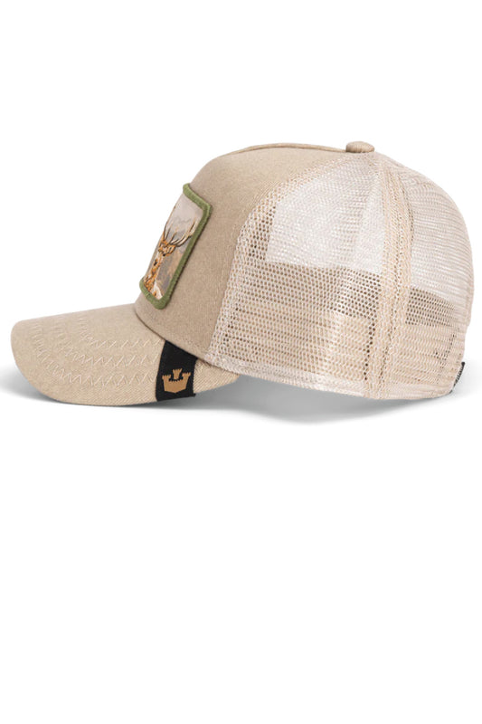 Unisex Buck Fever Trucker Hat - TAN