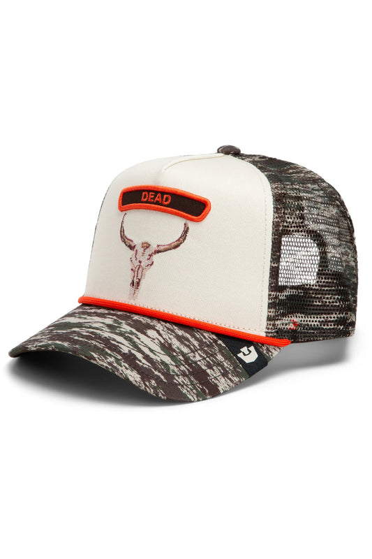 Unisex Camo Rocker Dead Trucker Hat - CAM