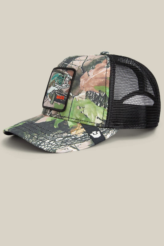 Unisex Camouflage Bass Trucker Hat - CAM
