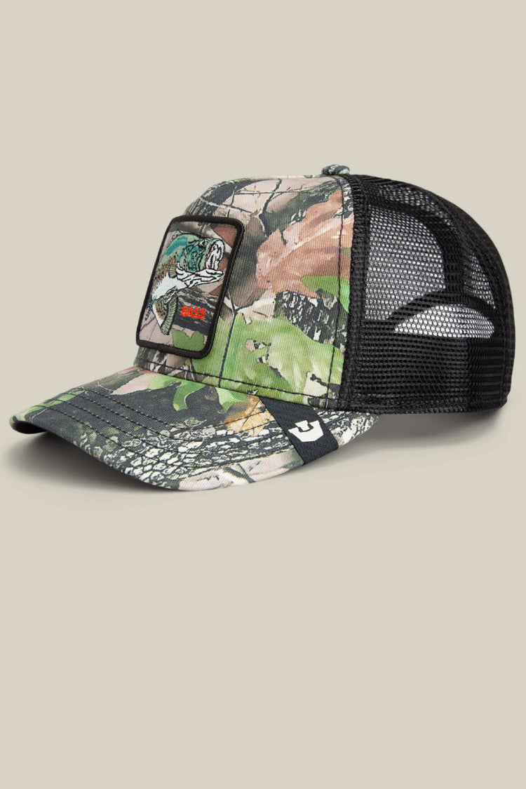 Unisex Camouflage Bass Trucker Hat - CAM