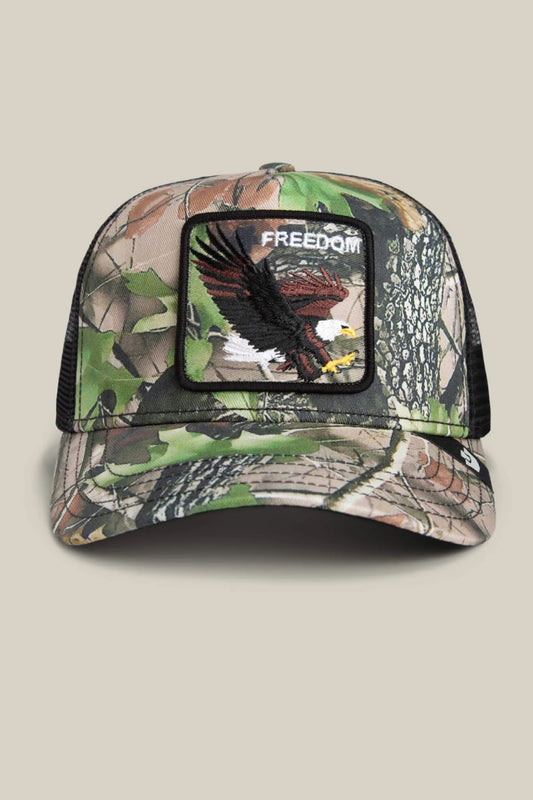 Unisex Camouflage Eagle Trucker Hat - CAM