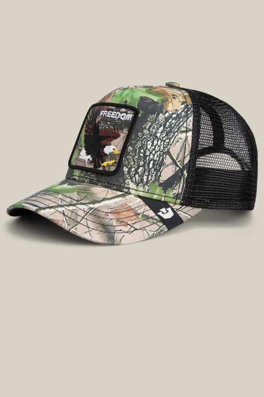 Unisex Camouflage Eagle Trucker Hat - CAM