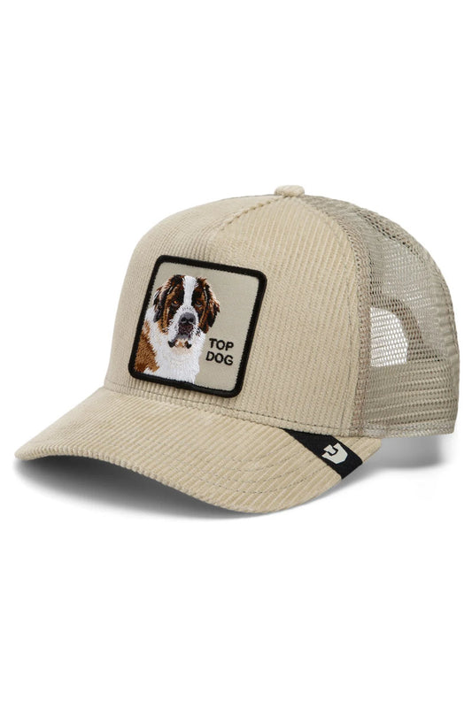 Unisex Corduroy Top Dog Trucker Hat - SCO
