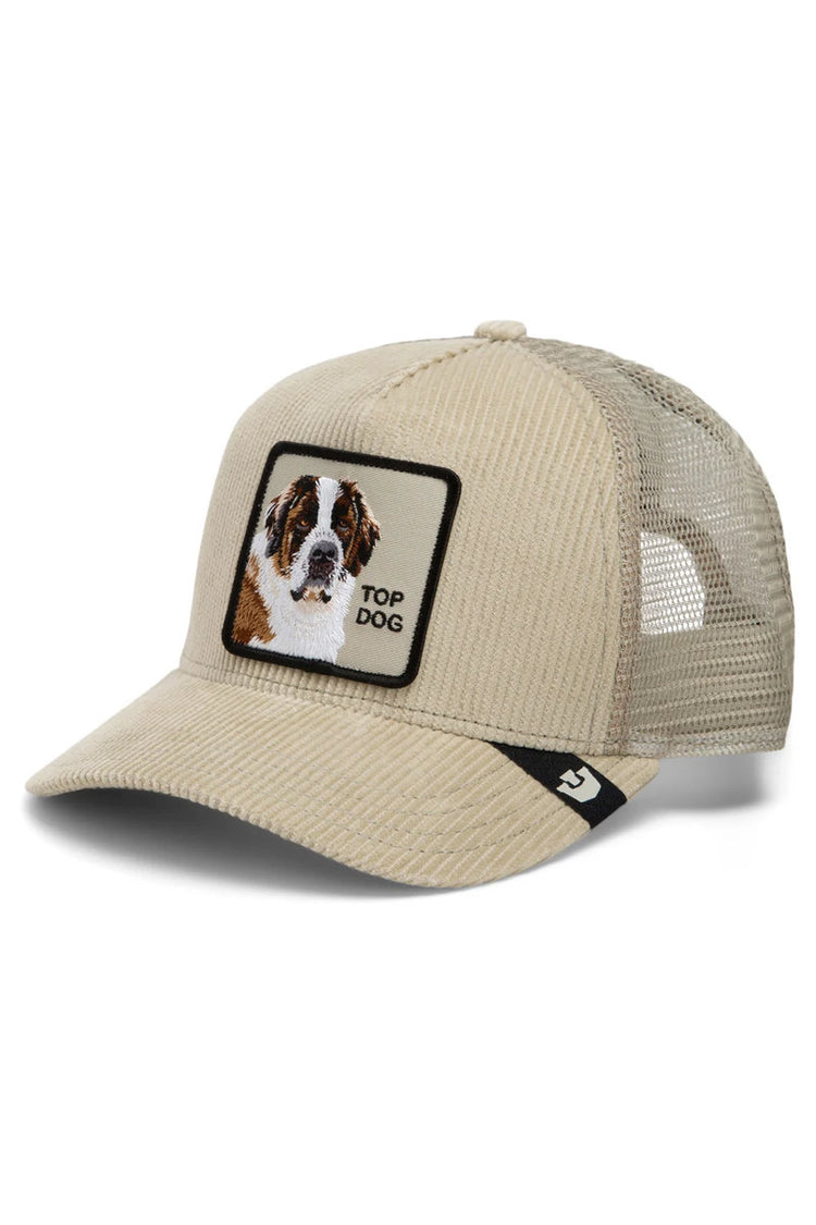Unisex Corduroy Top Dog Trucker Hat - SCO