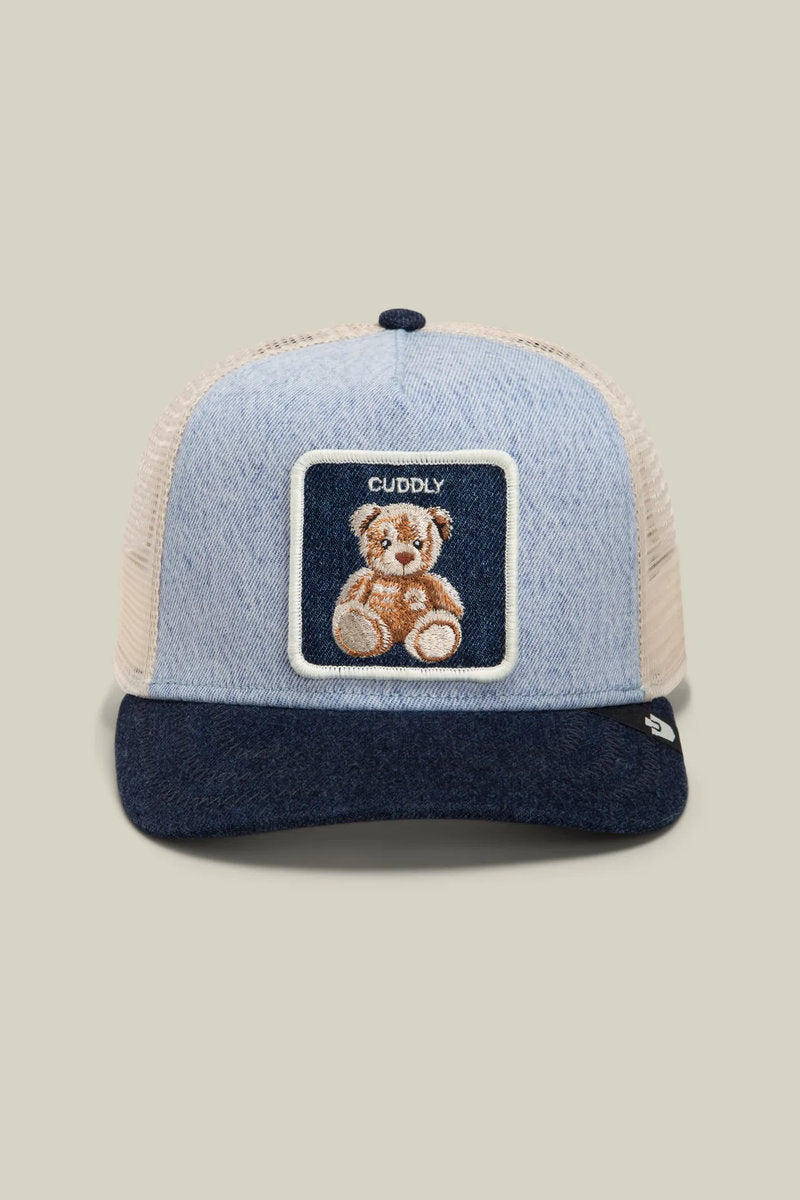 Unisex Denim Cuddly Trucker Hat - DEN