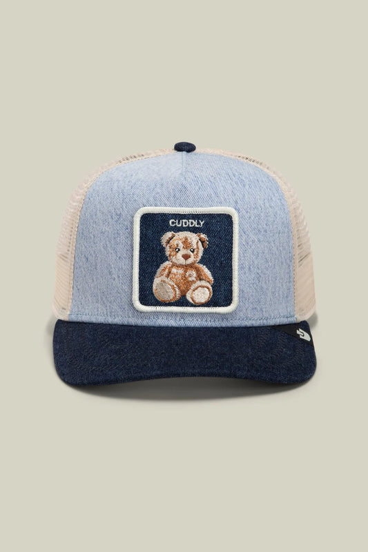 Unisex Denim Cuddly Trucker Hat - DEN