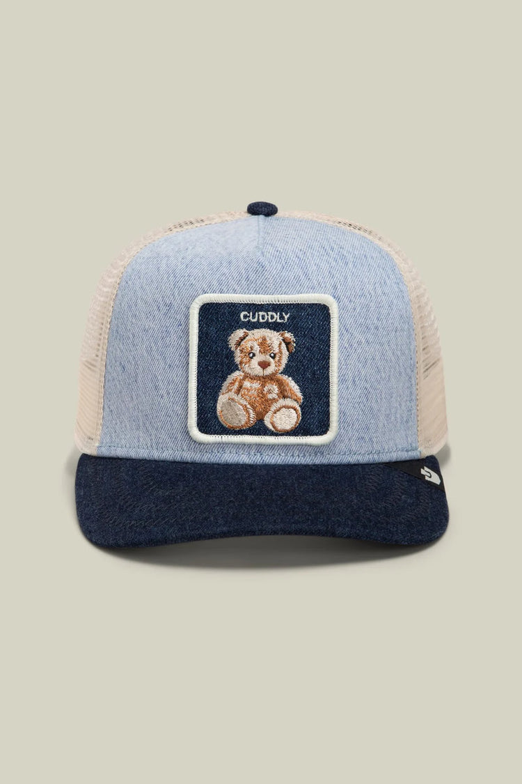 Unisex Denim Cuddly Trucker Hat - DEN