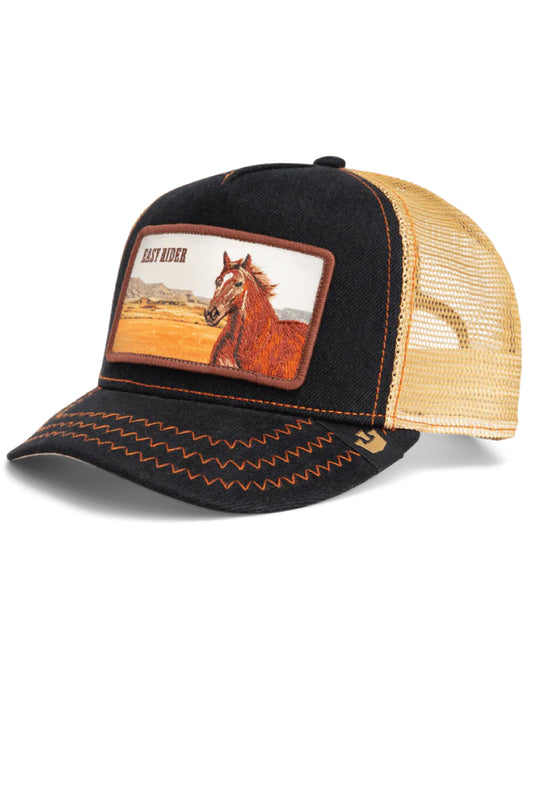 Unisex Easy Rider Trucker Hat - BLK