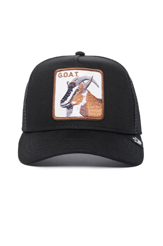 Unisex GOAT Trucker Hat - BLK