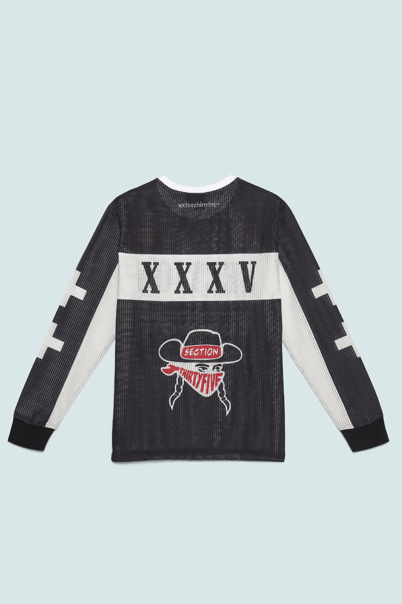 Unisex Grand Exit Moto Jersey - BLK