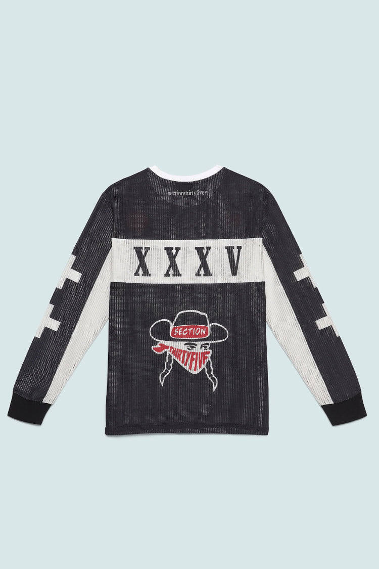 Unisex Grand Exit Moto Jersey - BLK