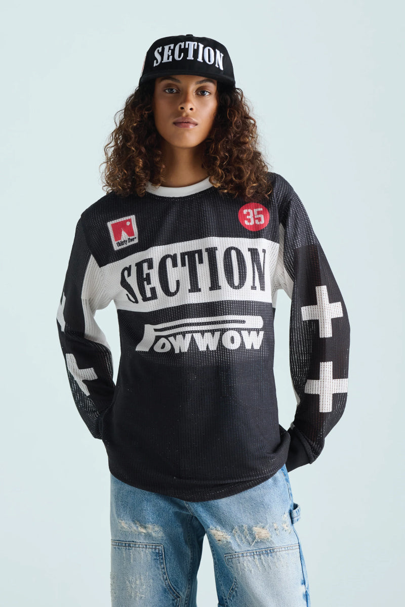 Unisex Grand Exit Moto Jersey - BLK