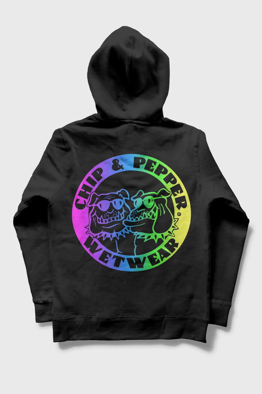 Unisex Lite Brite Hoodie - BLK