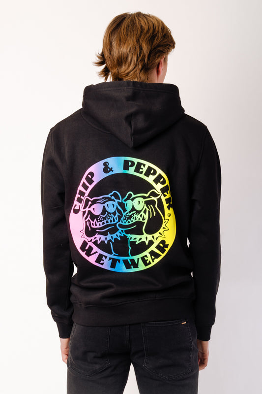 Unisex Lite Brite Hoodie - BLK