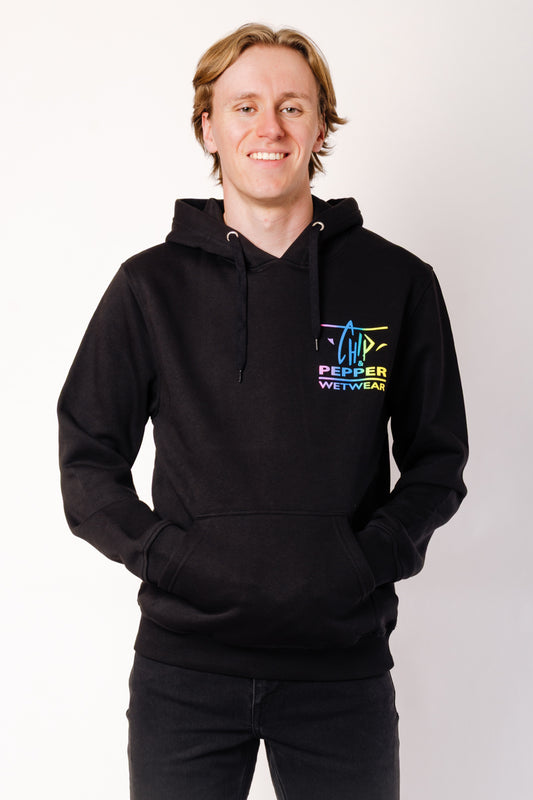 Unisex Lite Brite Hoodie - BLK