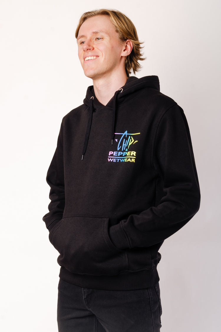 Unisex Lite Brite Hoodie - BLK
