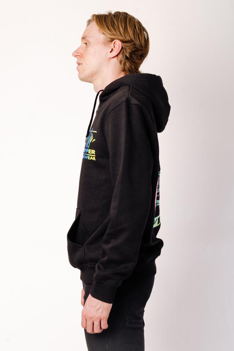 Unisex Lite Brite Hoodie - BLK