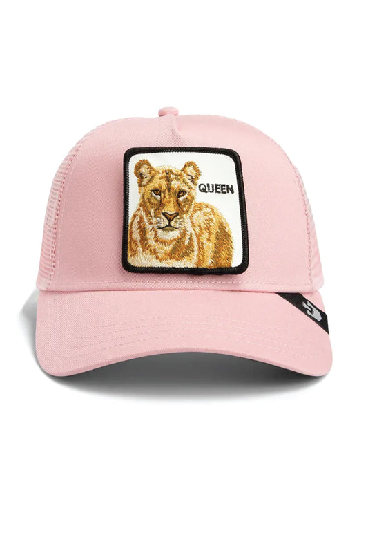 Unisex Queen Lioness Trucker Hat - PNK