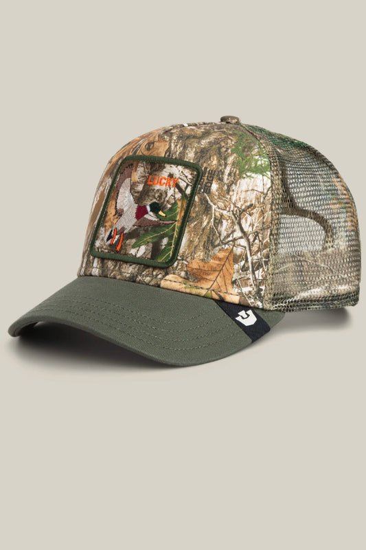Unisex Realtree Edge Lucky Duck Trucker Hat - CAM