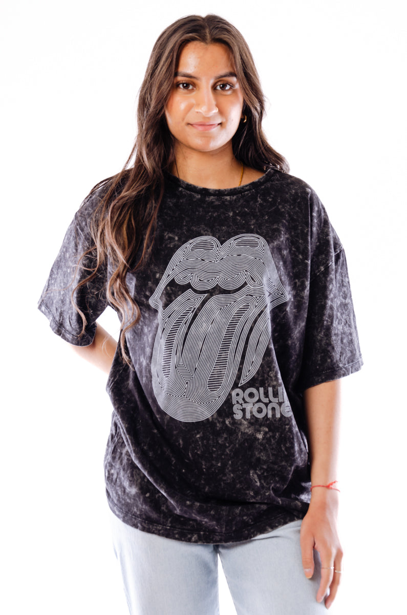 Unisex Rolling Stones Tee - BLK