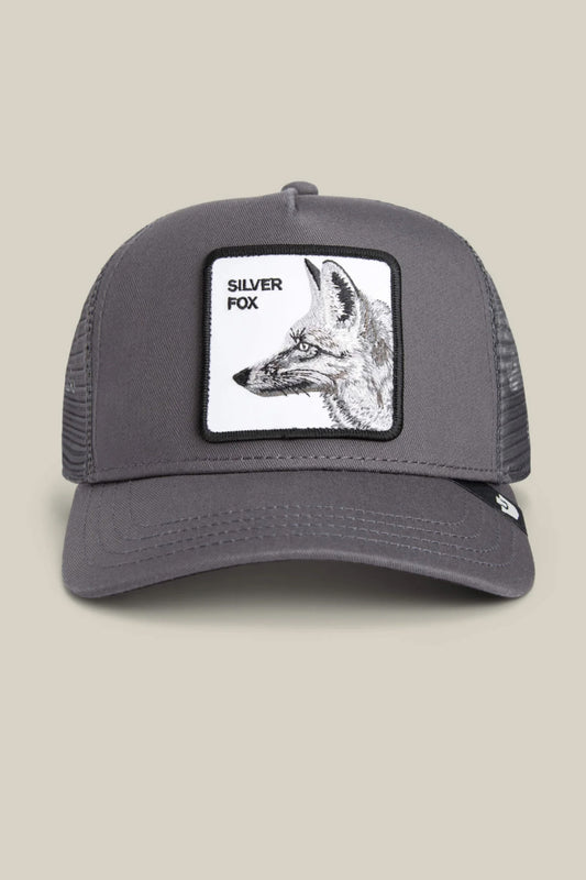 Unisex Silver Foxxx Trucker Hat - OIL