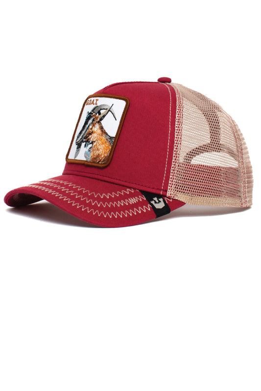 Unisex The Goat Trucker Hat - RED
