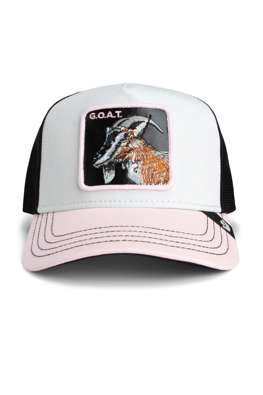 Unisex Tricolor GOAT Trucker Hat - MUL