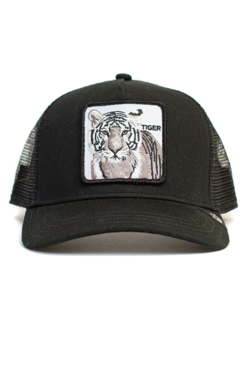 Unisex White Tiger Trucker Hat