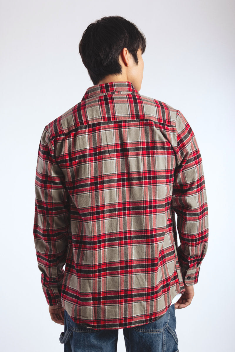 Caden Plaid Long Sleeve Shirt - MBM