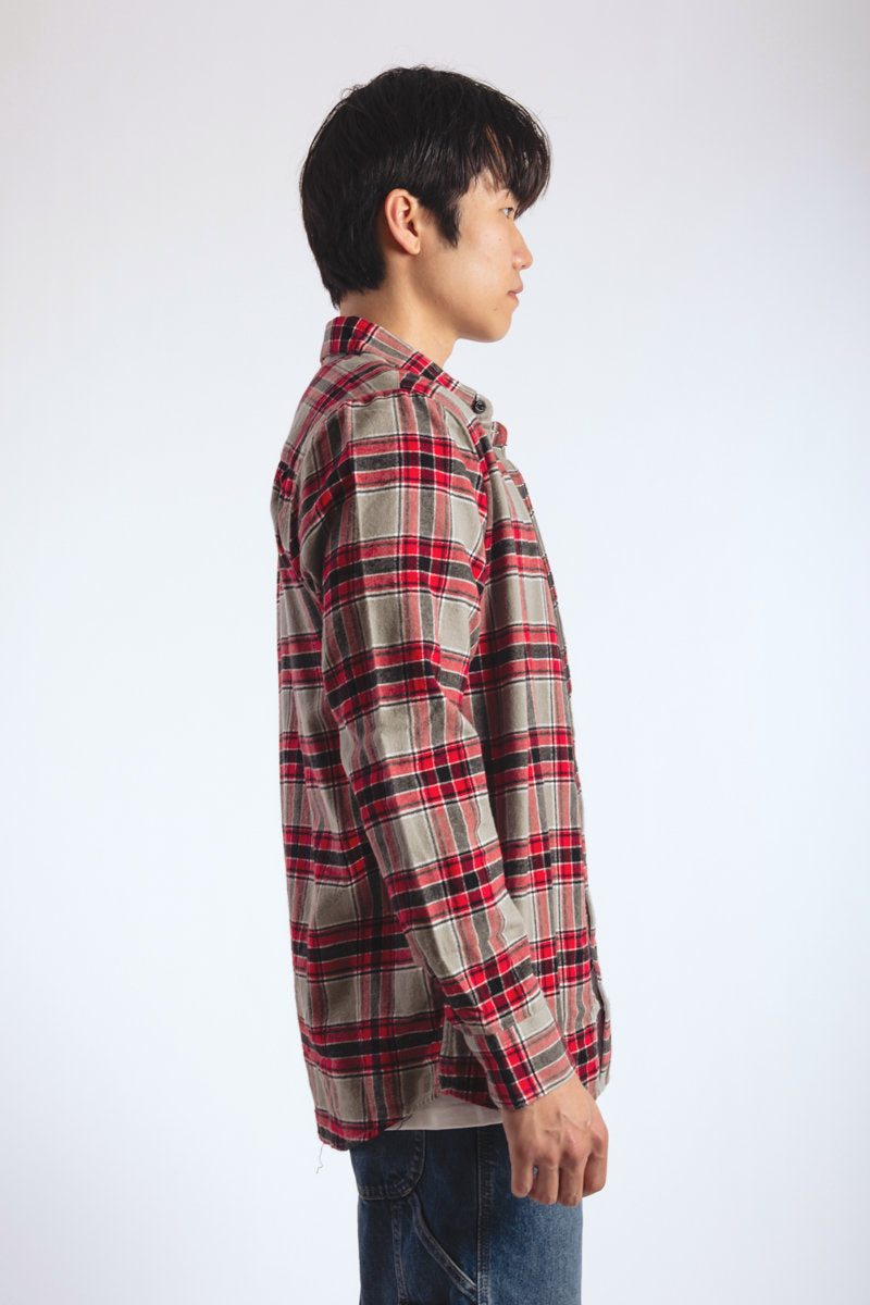 Caden Plaid Long Sleeve Shirt - MBM