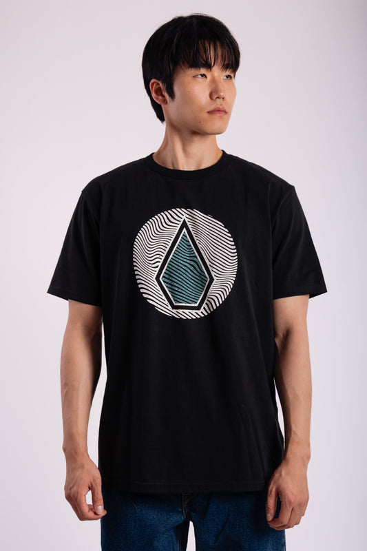 Wave Stone Tee - BLK