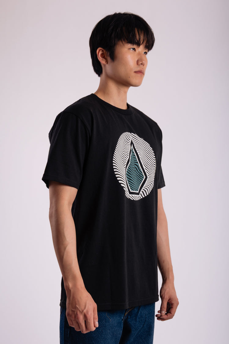 Wave Stone Tee - BLK