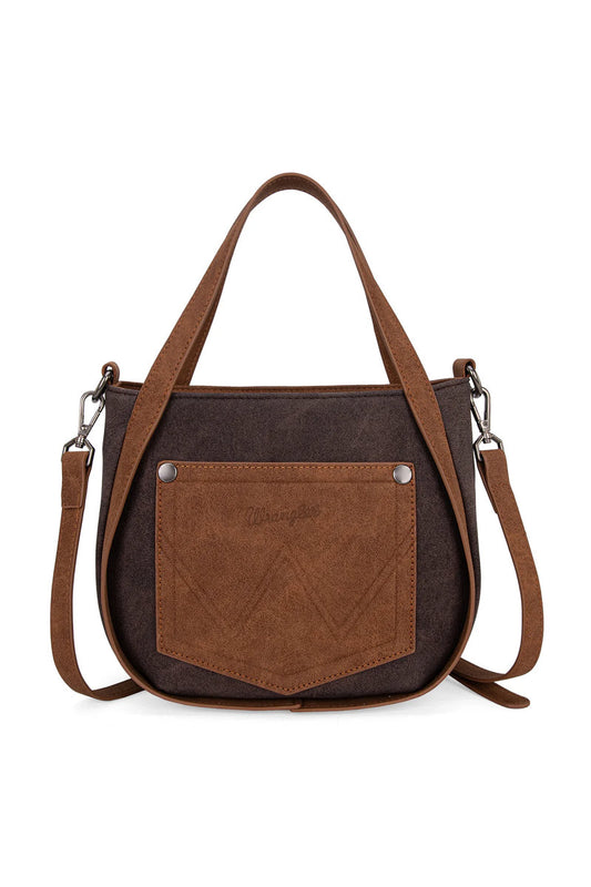 W Fringe Tote Crossbody - COF