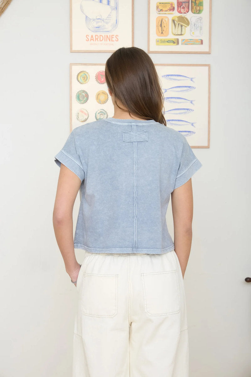 Washed Boxy Tee - SLT