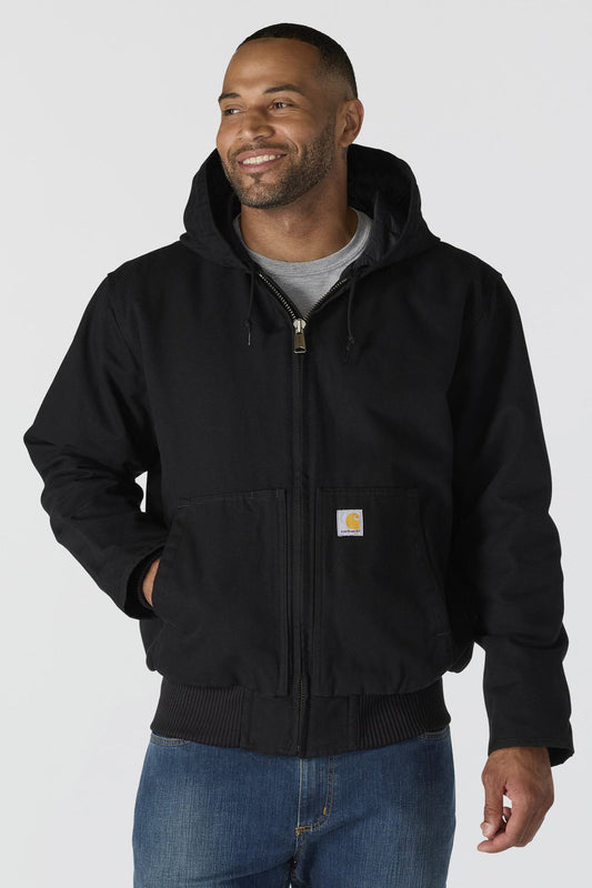 Washed Duck Active Jacket - BLK