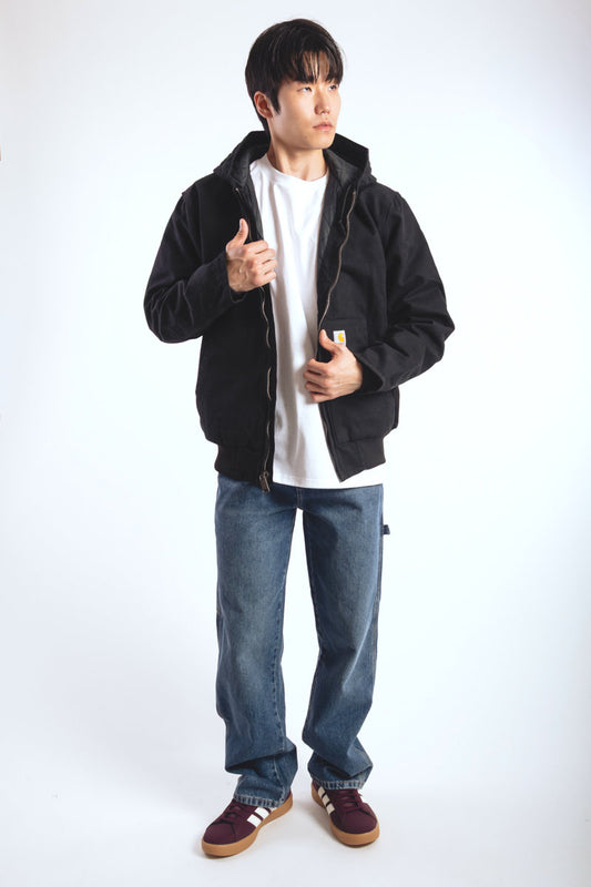 Washed Duck Active Jacket - BLK