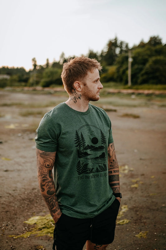 Find Me Where It's Quiet Tee - FOR