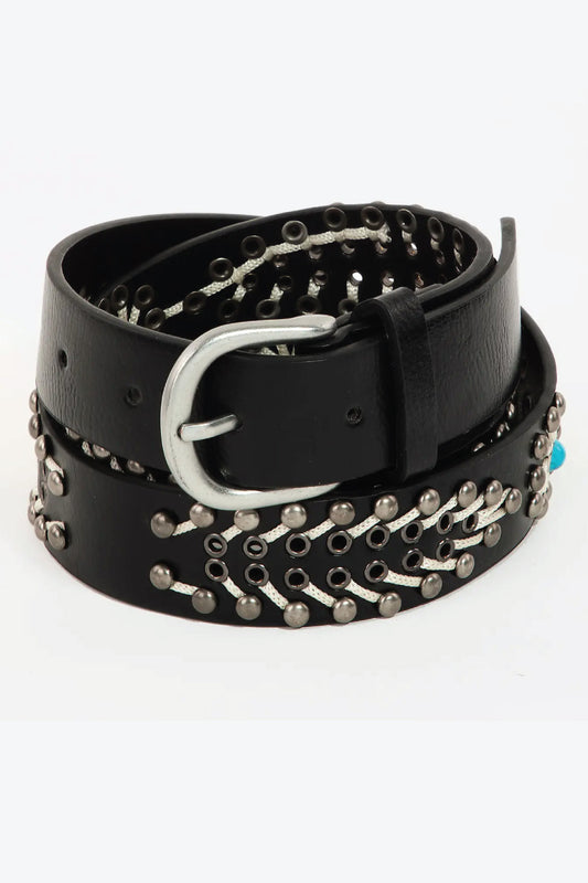 Western Boho Belt - BLK