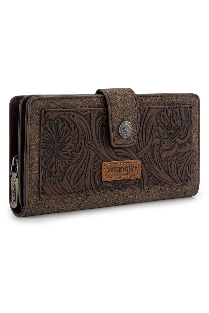 Western Floral Wallet - COF