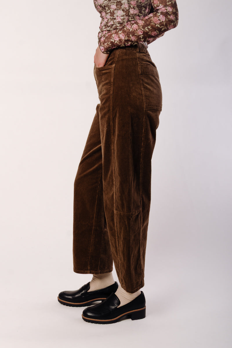 Wide Leg Corduroy Pants - MOC