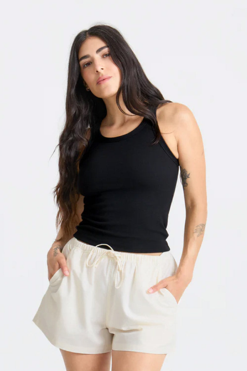 Wind Worn Tank - BLK