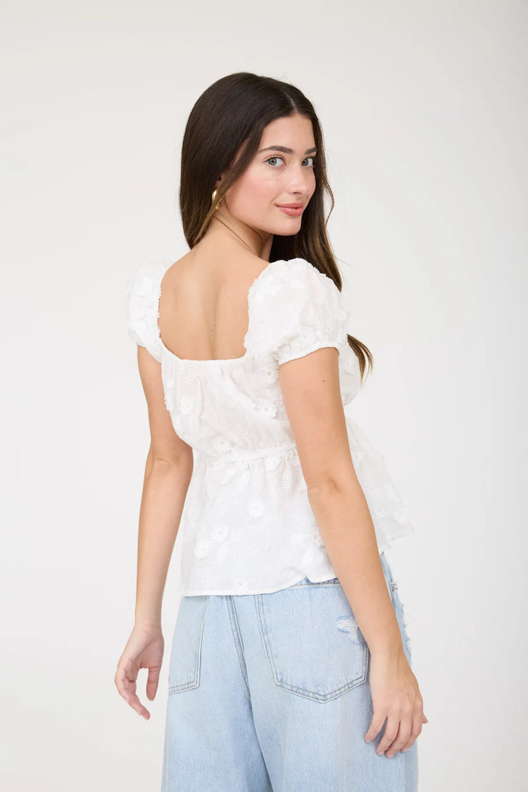 Winnie Embroidered Floral Blouse - OFW