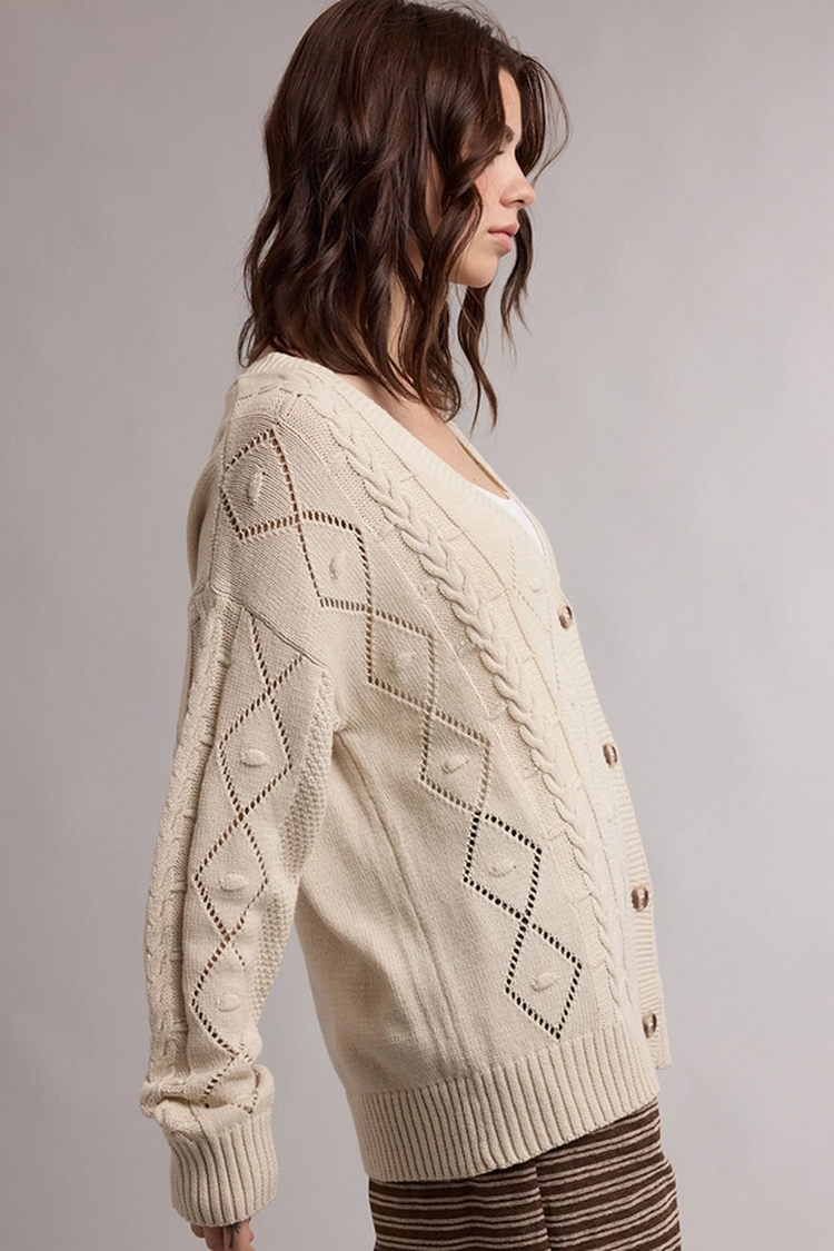 Cable Cardigan - TAU