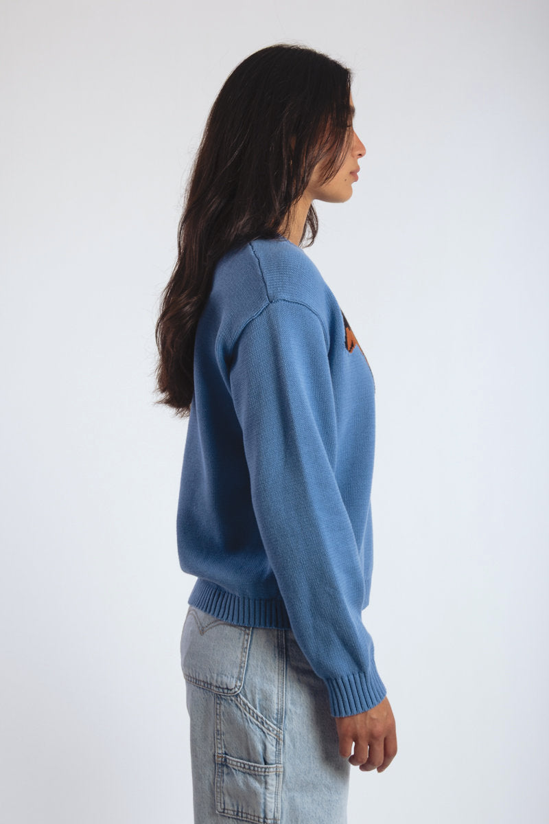 Dachshund Sweater - BLU