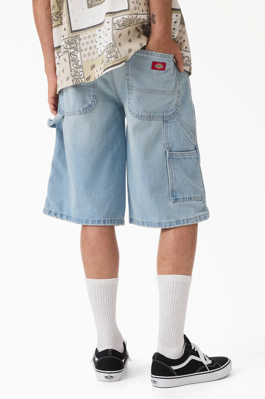 Worn In Relaxed Carpenter Denim Shorts 13" - J77