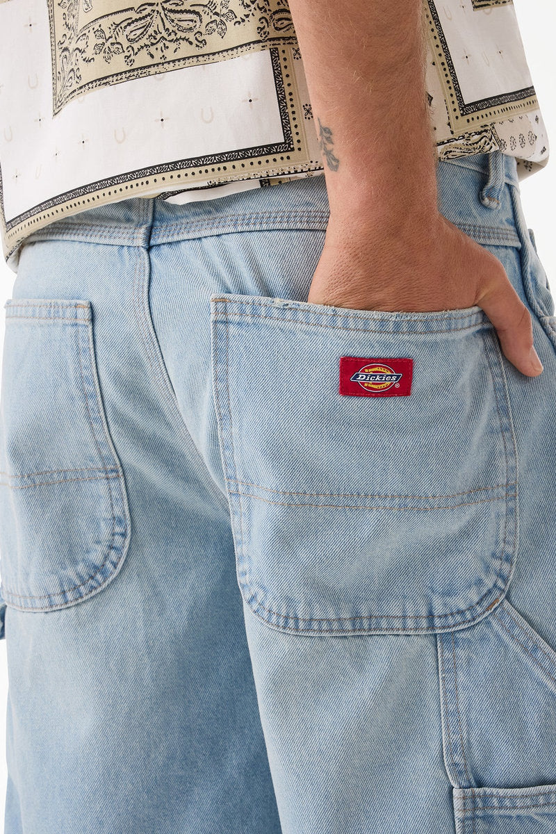 Worn In Relaxed Carpenter Denim Shorts 13" - J77