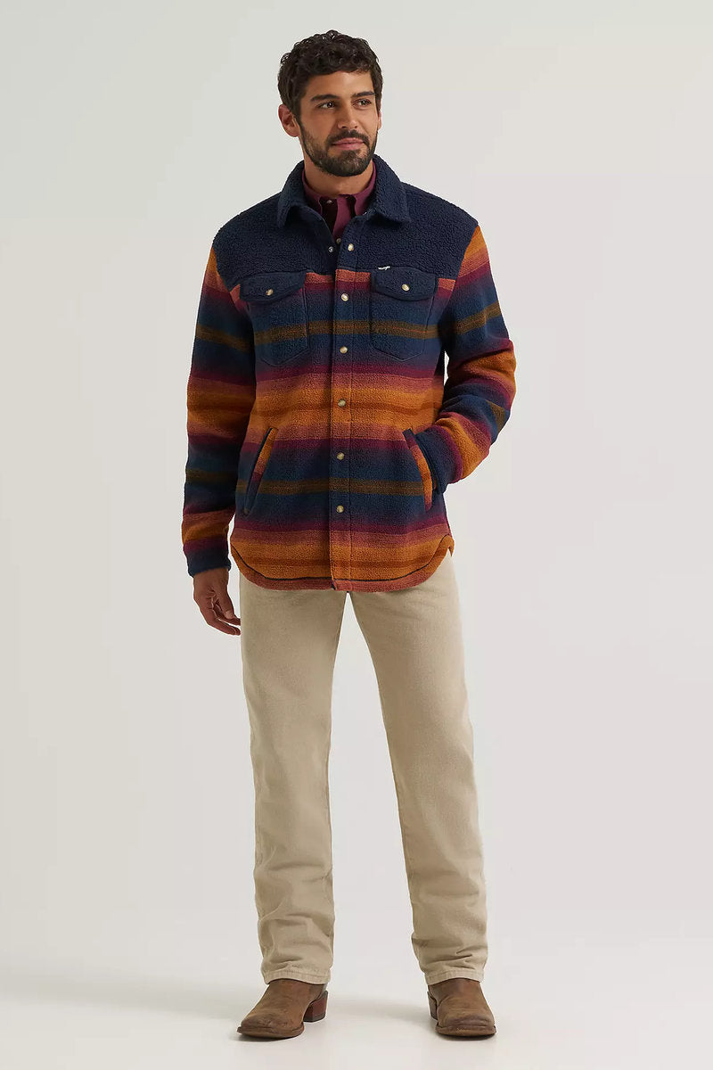 Fleece Shirt Jacket - BLK