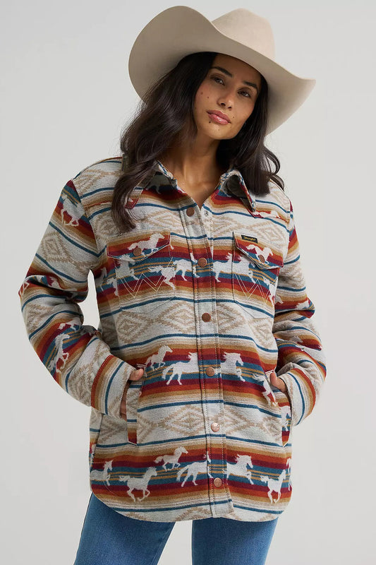 Run The Ranch Jacquard Jacket - TAN