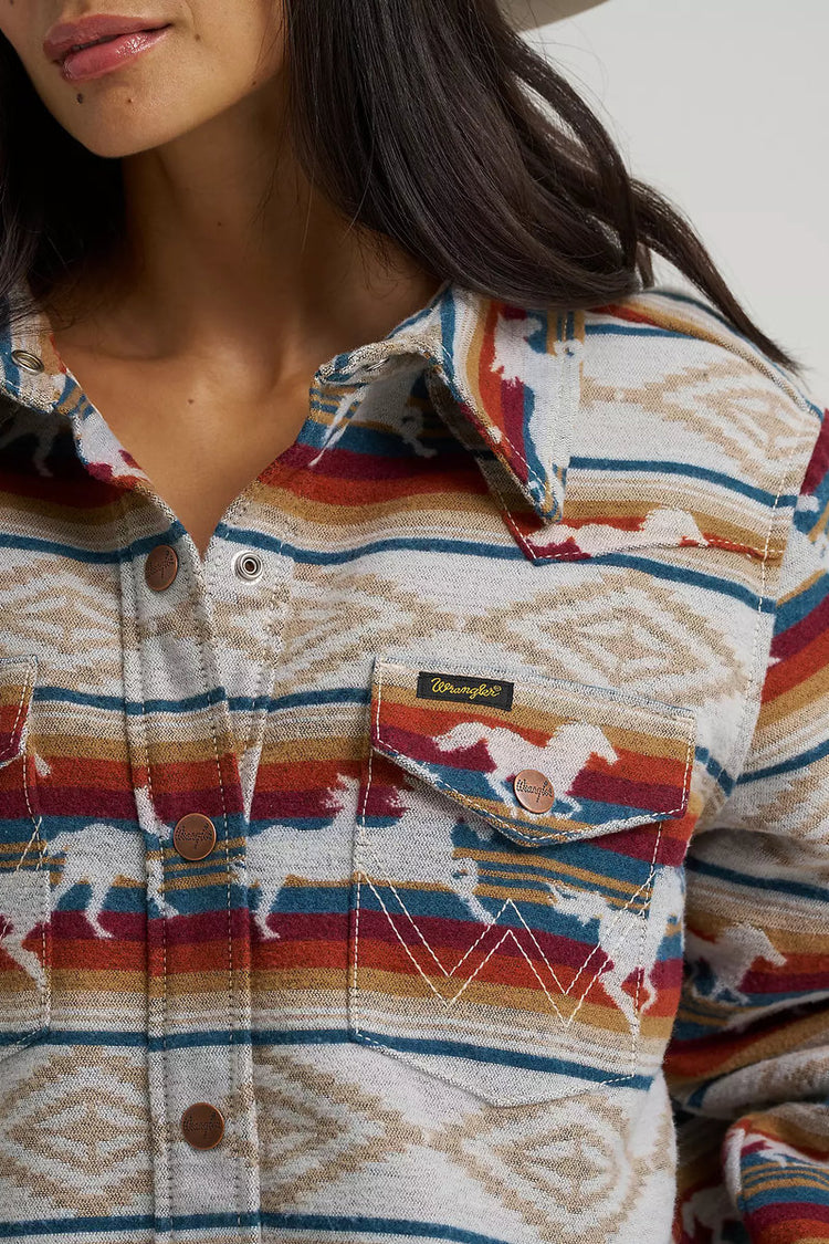 Run The Ranch Jacquard Jacket - TAN